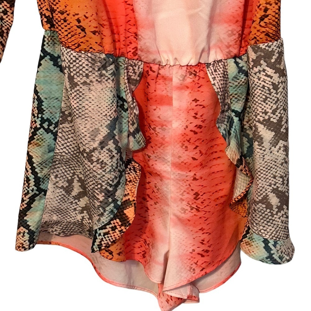 Lovers + Friends Carmella Aztec Python Off Should… - image 6